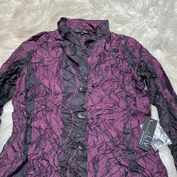 Liv by Habitat Clothes Boyfriend Jacket Crinkle Style 102404 - Picture 2 of 4